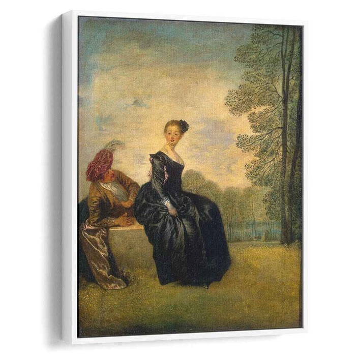 The Capricious Girl (1718) by Antoine Watteau