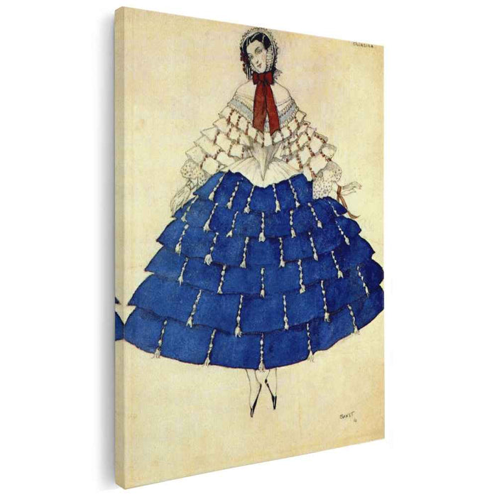 The carnival Chiarina (1910) by Leon Bakst