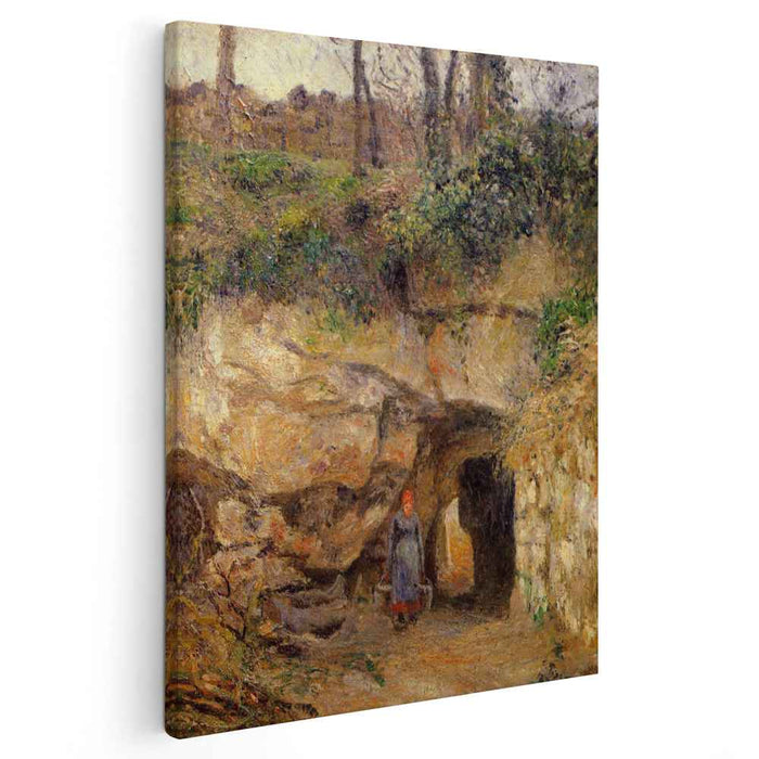 The Carrier at Hermitage, Pontoise by Camille Pissarro