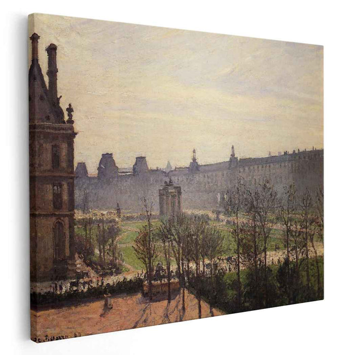 The Carrousel, Autumn, Morning by Camille Pissarro