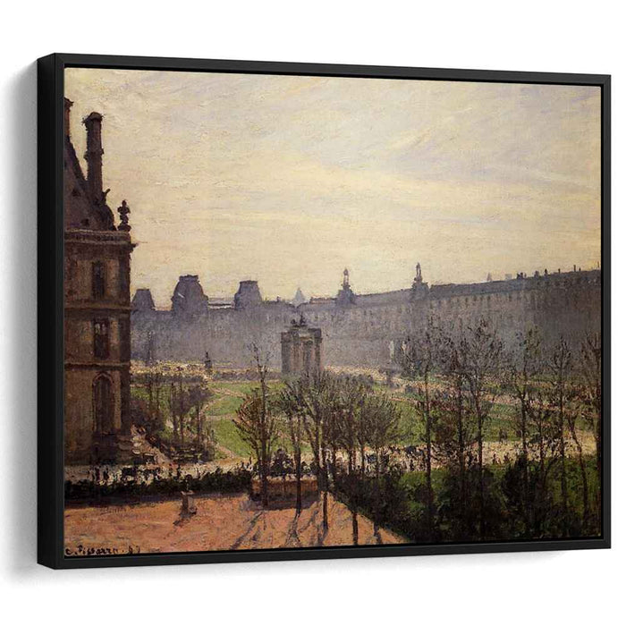 The Carrousel, Autumn, Morning by Camille Pissarro