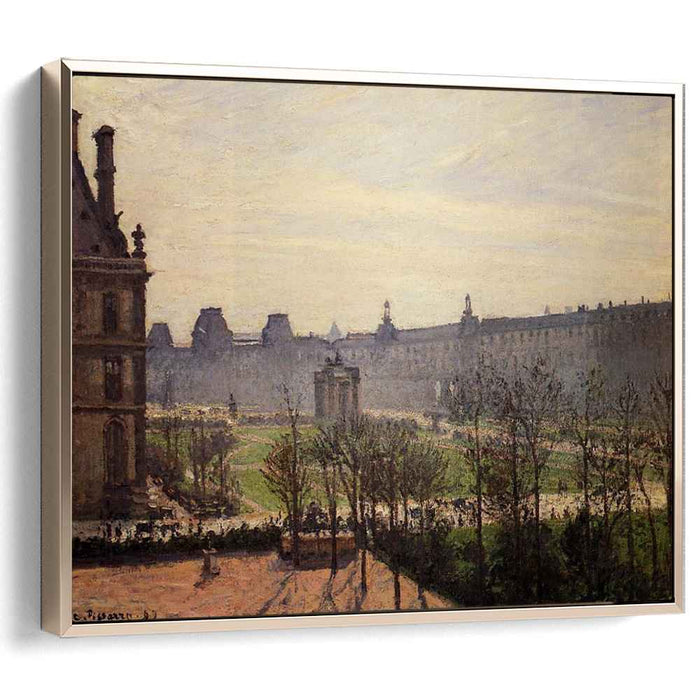 The Carrousel, Autumn, Morning by Camille Pissarro