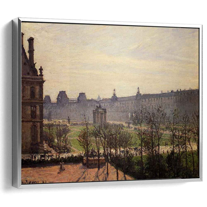 The Carrousel, Autumn, Morning by Camille Pissarro