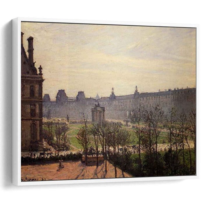 The Carrousel, Autumn, Morning by Camille Pissarro