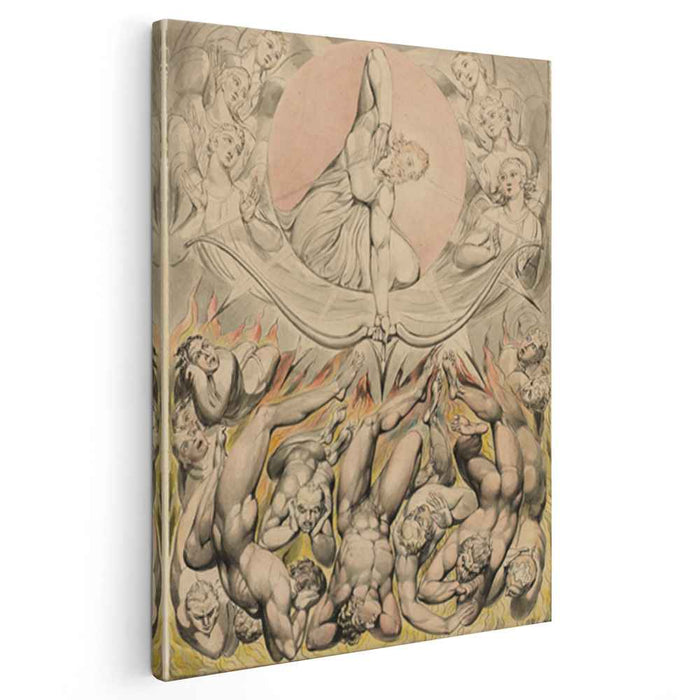 The Casting of the Rebel Angels into Hell (1808) by William Blake