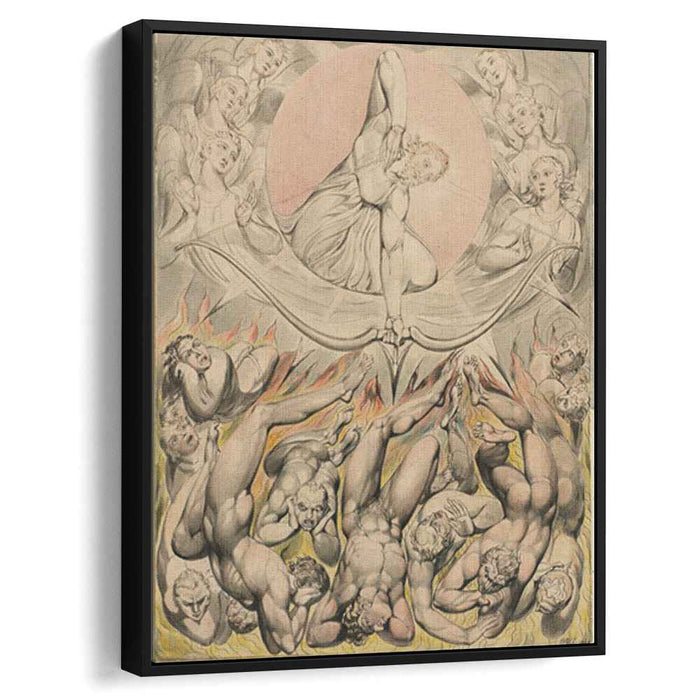 The Casting of the Rebel Angels into Hell (1808) by William Blake