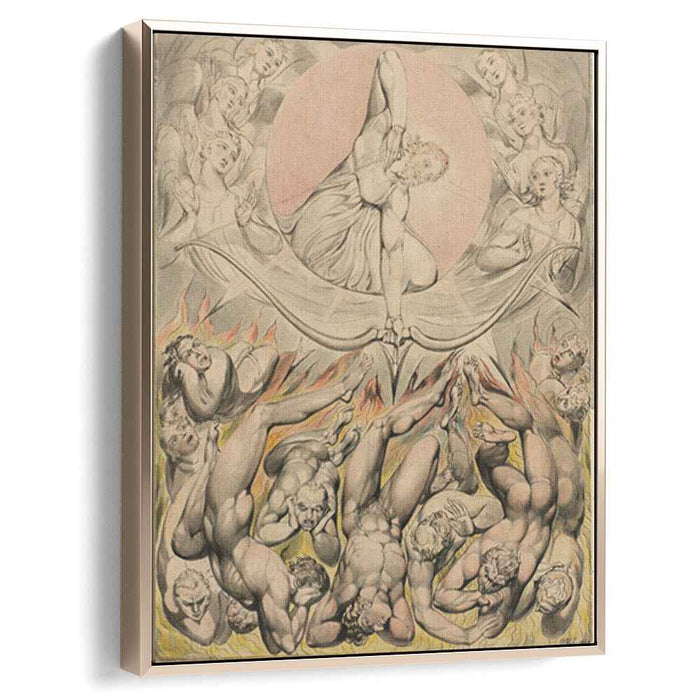 The Casting of the Rebel Angels into Hell (1808) by William Blake