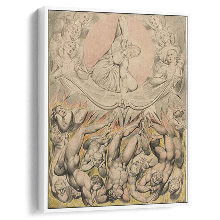 The Casting of the Rebel Angels into Hell (1808) by William Blake