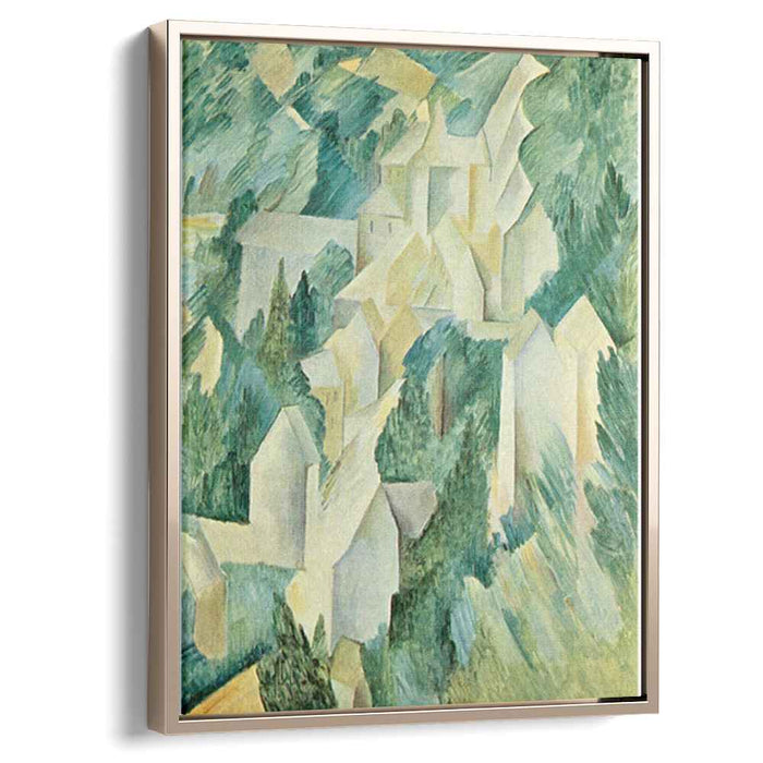 The Castle in La Roche Guyon (1909) by Georges Braque