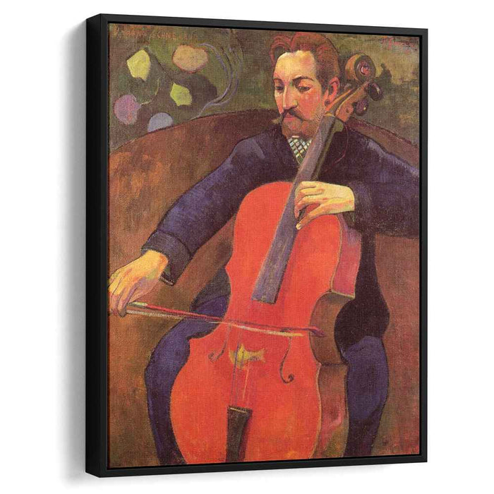 The Cellist (Portrait of Upaupa Scheklud) (1894) by Paul Gauguin