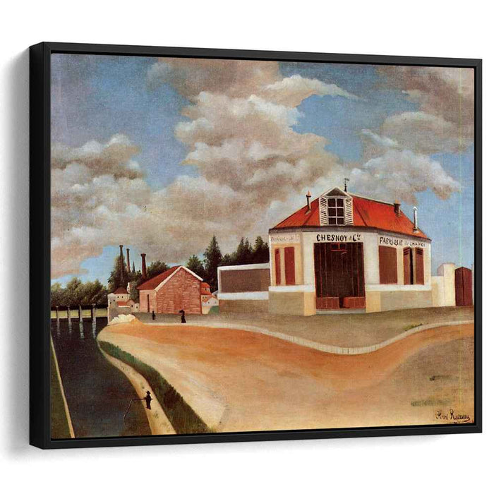 The chair factory at Alfortville (1897) by Henri Rousseau