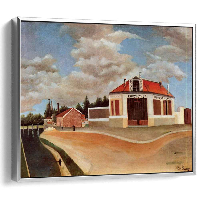 The chair factory at Alfortville (1897) by Henri Rousseau