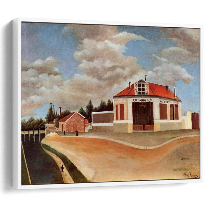 The chair factory at Alfortville (1897) by Henri Rousseau