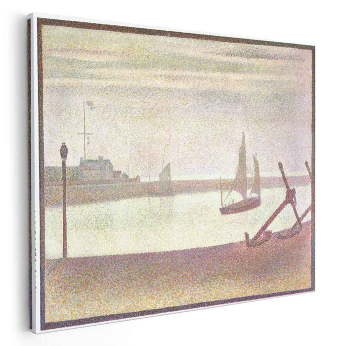 The Channel at Gravelines, Evening by Georges Seurat