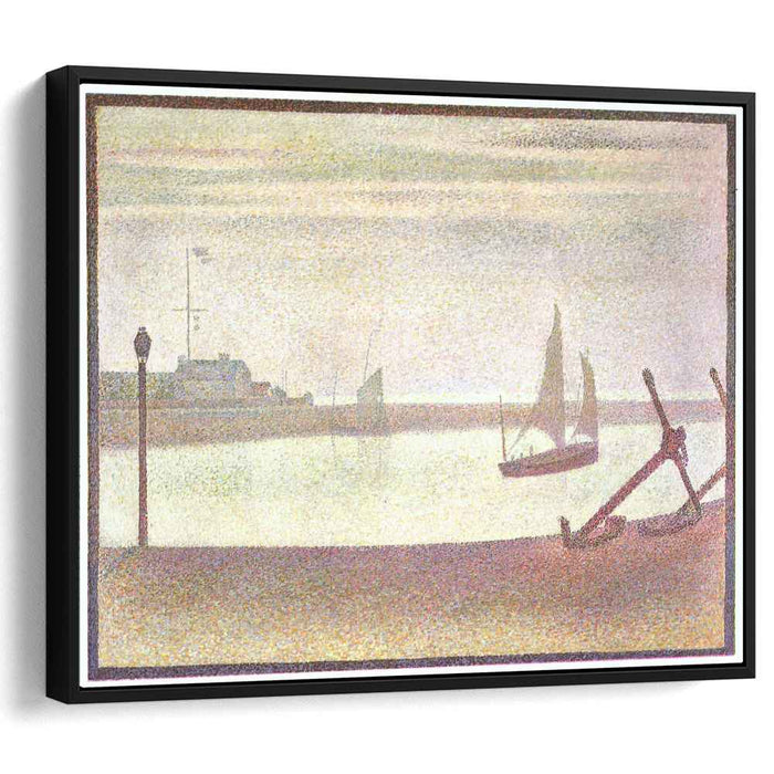 The Channel at Gravelines, Evening by Georges Seurat