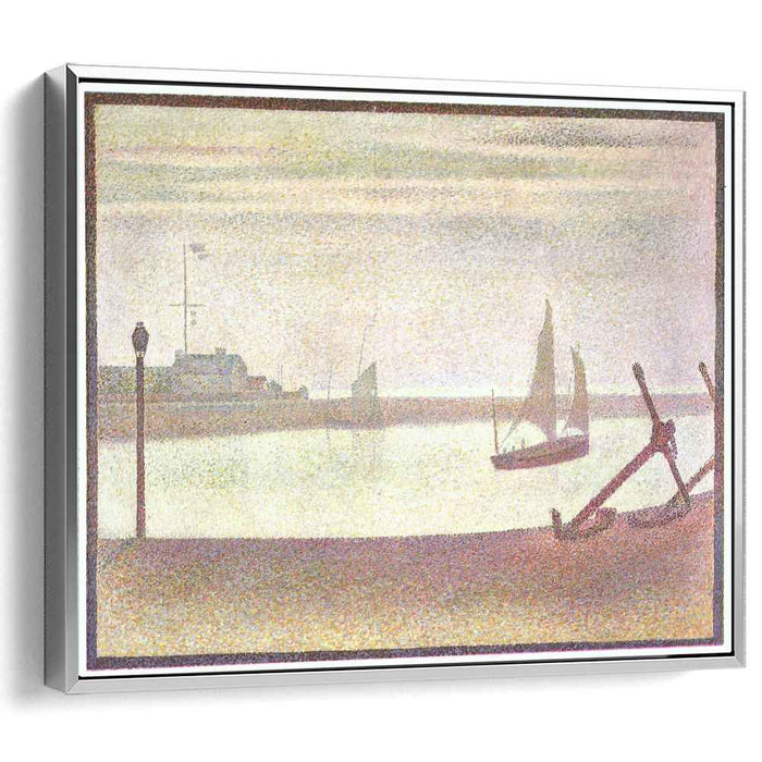 The Channel at Gravelines, Evening by Georges Seurat