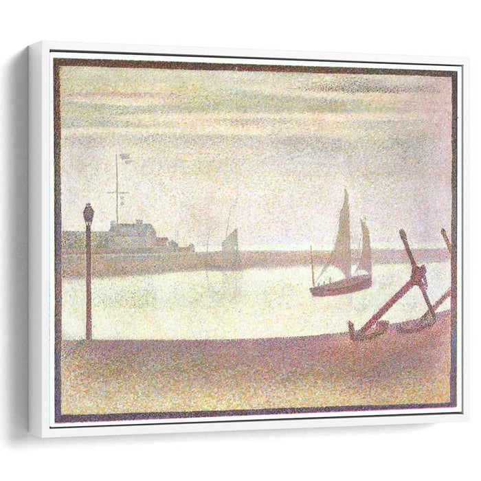 The Channel at Gravelines, Evening by Georges Seurat