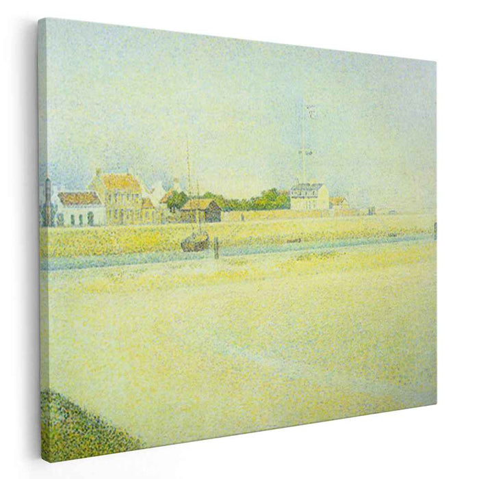 The Channel at Gravelines, Grand Fort-Philippe by Georges Seurat