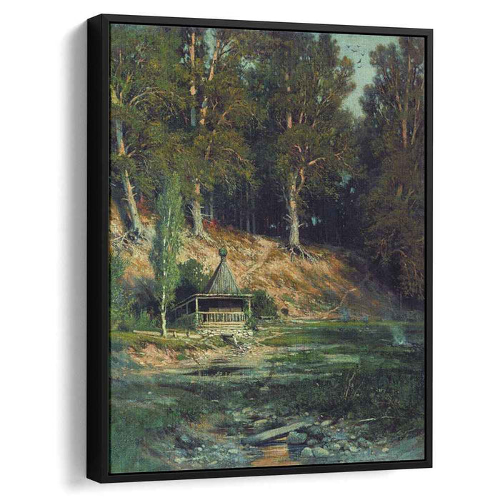 The chapel in forest (1893) by Ivan Shishkin