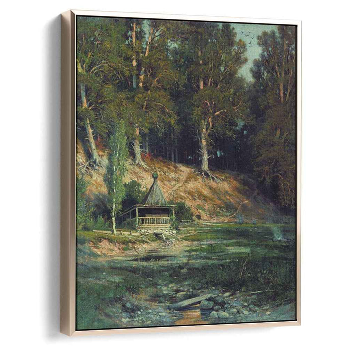 The chapel in forest (1893) by Ivan Shishkin
