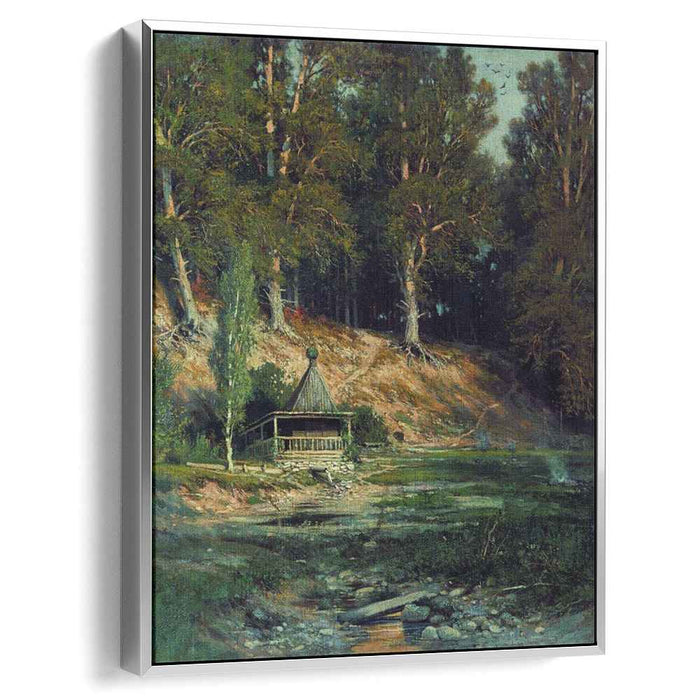 The chapel in forest (1893) by Ivan Shishkin