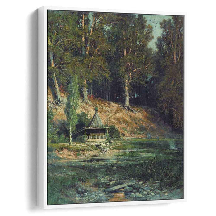 The chapel in forest (1893) by Ivan Shishkin