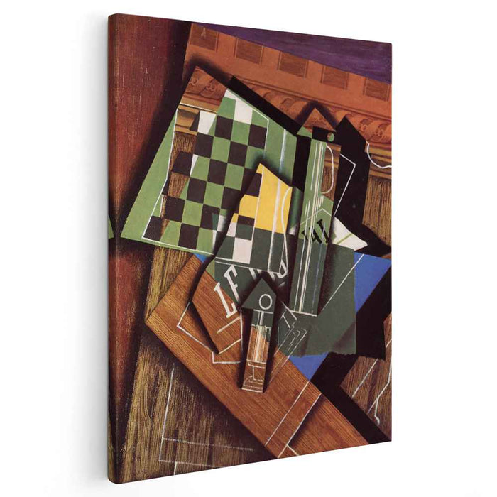 The Checkerboard (1915) by Juan Gris
