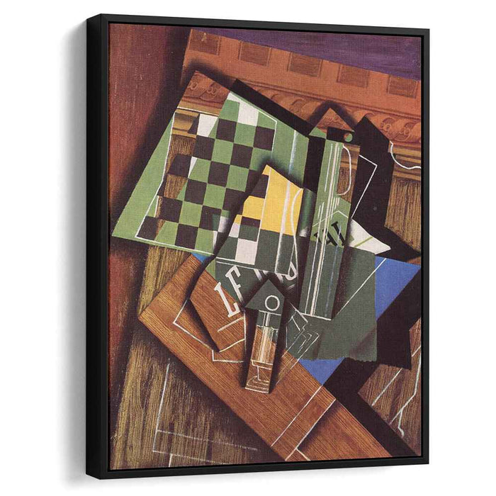 The Checkerboard (1915) by Juan Gris