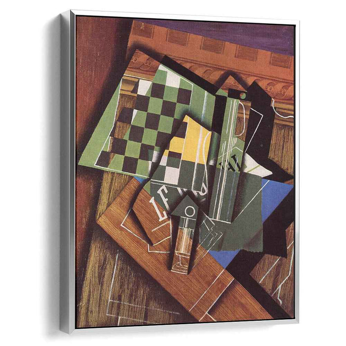 The Checkerboard (1915) by Juan Gris