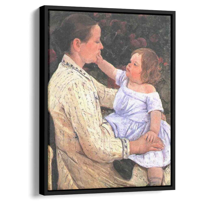 The Child`s Caress (1890) by Mary Cassatt