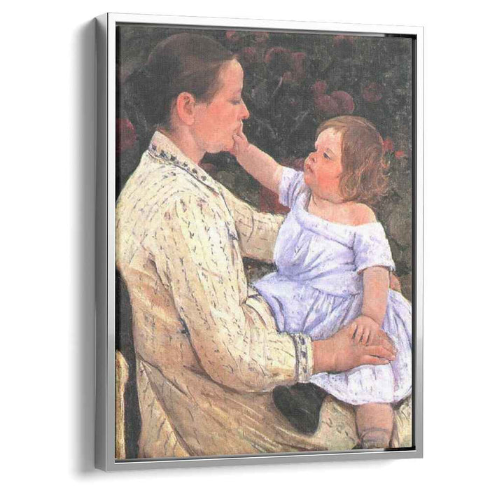 The Child`s Caress (1890) by Mary Cassatt