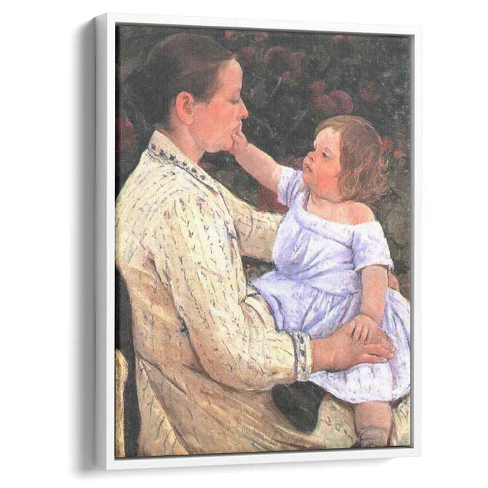 The Child`s Caress (1890) by Mary Cassatt