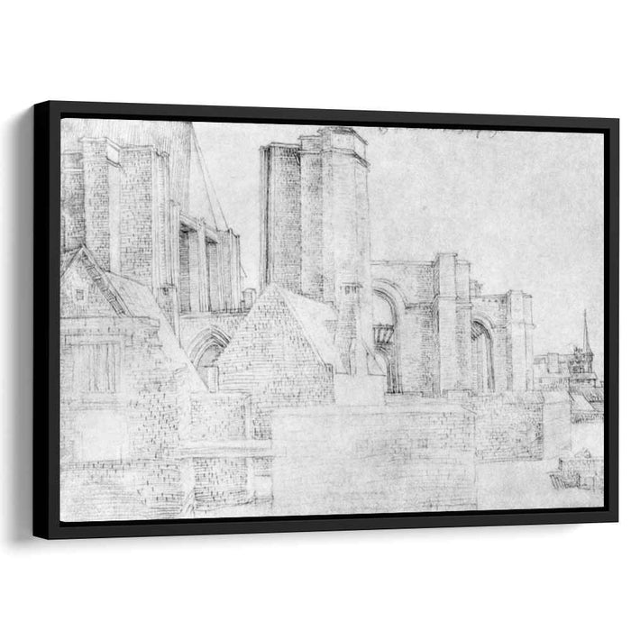 The choir of the Groote Kerk in Bergen op Zoon (1520) by Albrecht Durer