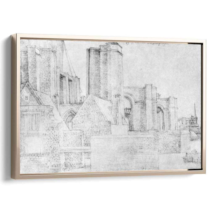 The choir of the Groote Kerk in Bergen op Zoon (1520) by Albrecht Durer