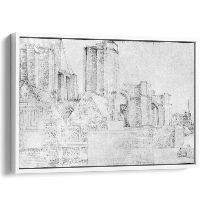 The choir of the Groote Kerk in Bergen op Zoon (1520) by Albrecht Durer