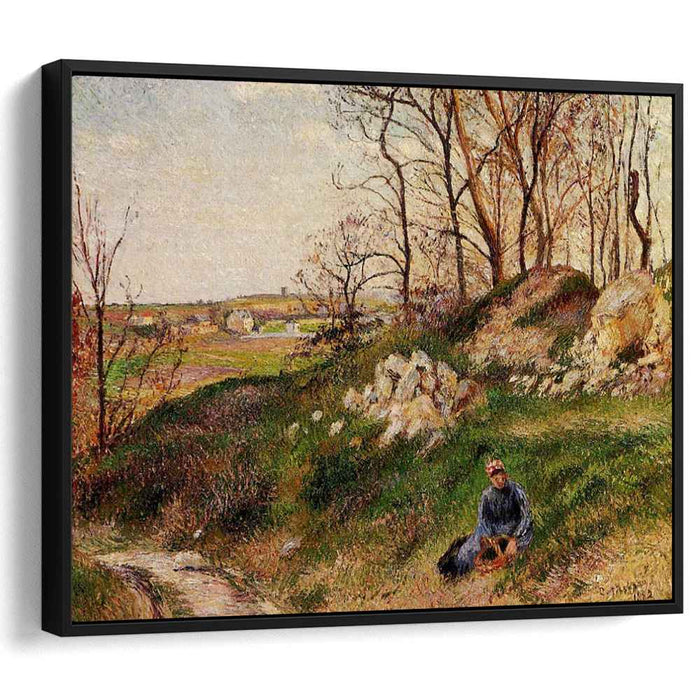 The Chou Quarries, Pontoise by Camille Pissarro