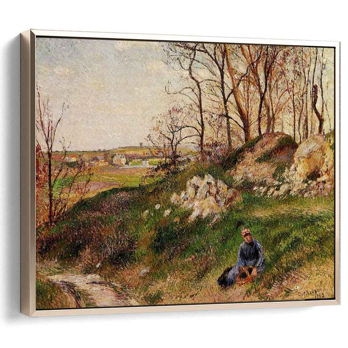 The Chou Quarries, Pontoise by Camille Pissarro