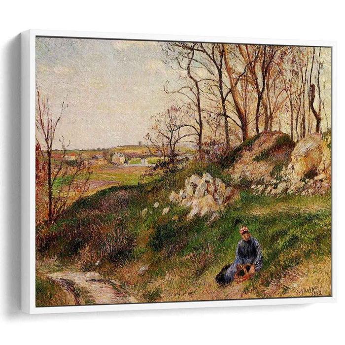 The Chou Quarries, Pontoise by Camille Pissarro