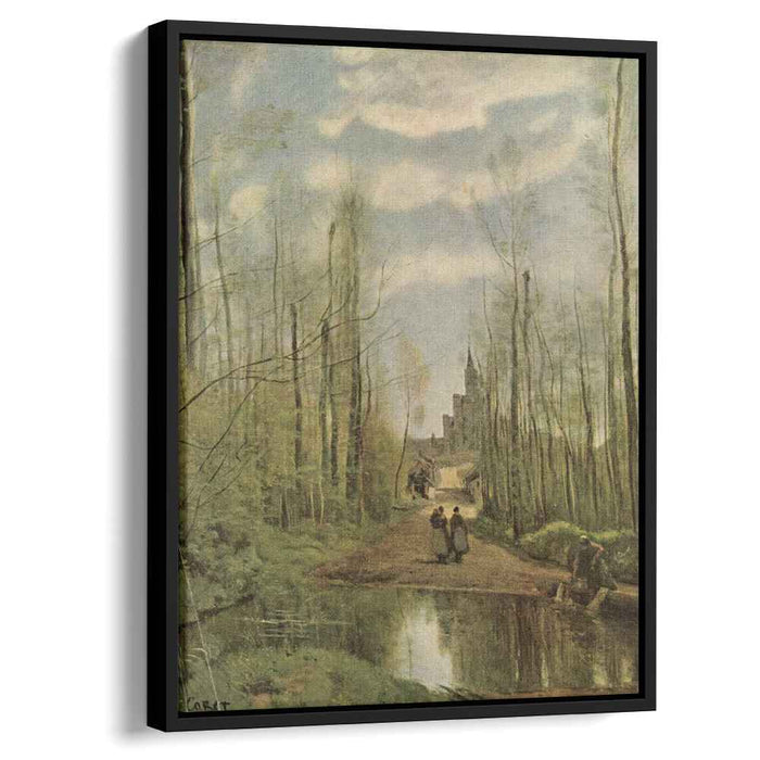 The Church at Marissel, near Beauvais by Camille Corot