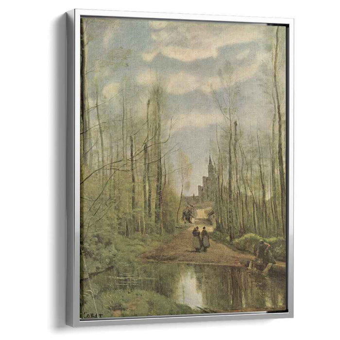 The Church at Marissel, near Beauvais by Camille Corot