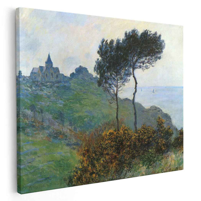 The Church at Varengaville, Grey Weather by Claude Monet