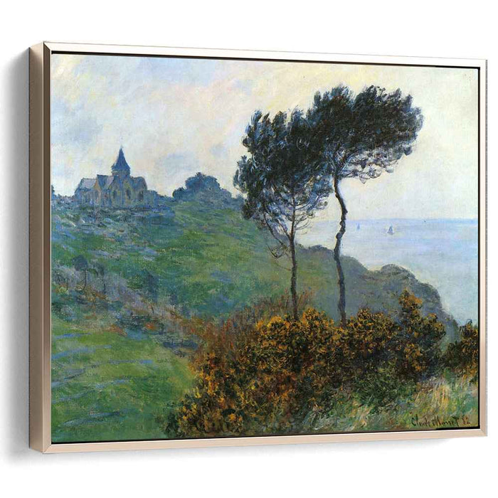 The Church at Varengaville, Grey Weather by Claude Monet