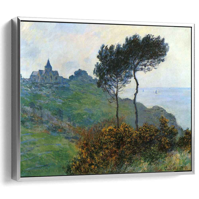 The Church at Varengaville, Grey Weather by Claude Monet