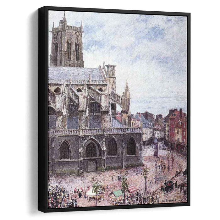 The Church of Saint Jacues, Dieppe, Rainy Weather by Camille Pissarro