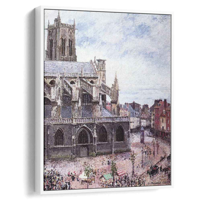 The Church of Saint Jacues, Dieppe, Rainy Weather by Camille Pissarro