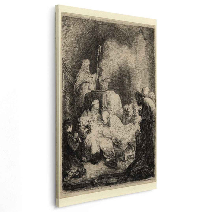 The circumcision small plate (1630) by Rembrandt