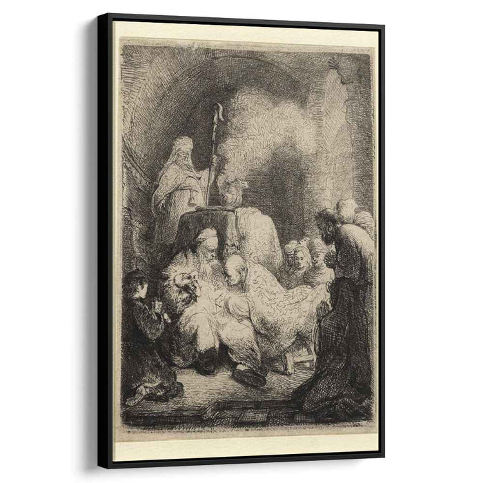 The circumcision small plate (1630) by Rembrandt