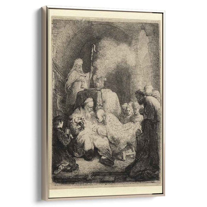 The circumcision small plate (1630) by Rembrandt