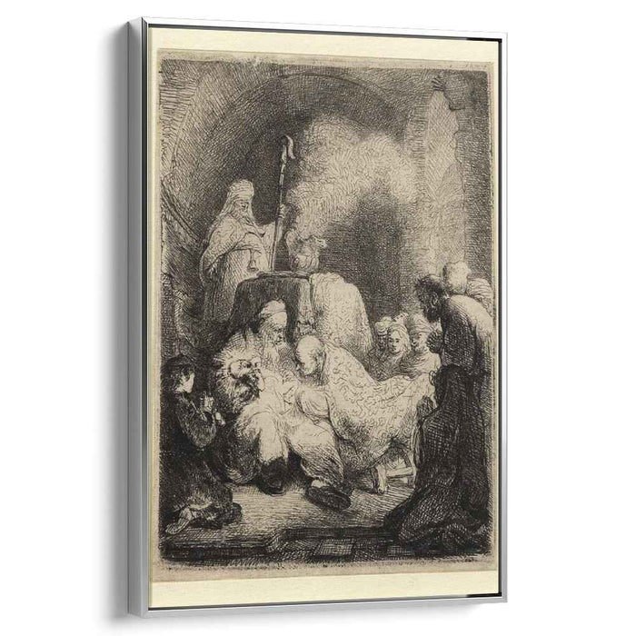 The circumcision small plate (1630) by Rembrandt