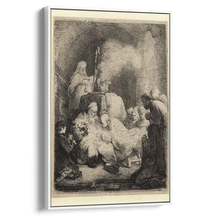 The circumcision small plate (1630) by Rembrandt